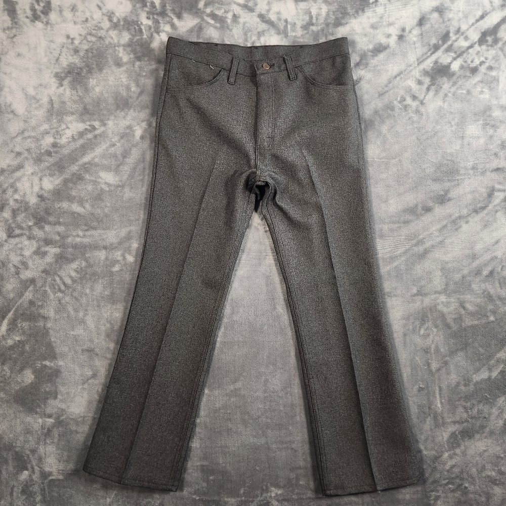 Vintage Wrangler Ranchers Dress Jeans 32x30 Gray